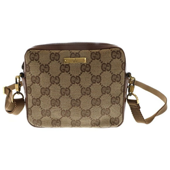 Gucci GG Bag Shoulder Canvas - Picture 1 of 6